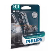 Лампа галогенная Philips 12362XVPB1 H11 55W 12V X-treme Vision Pro +150%